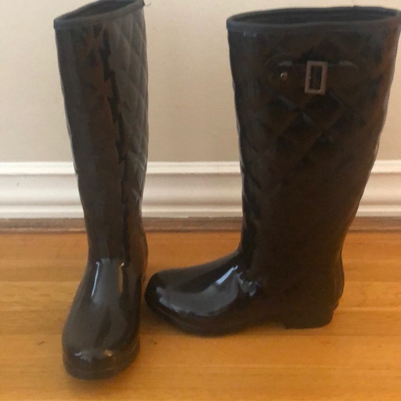 Banana Republic Shoes - Black banana republic rain boots